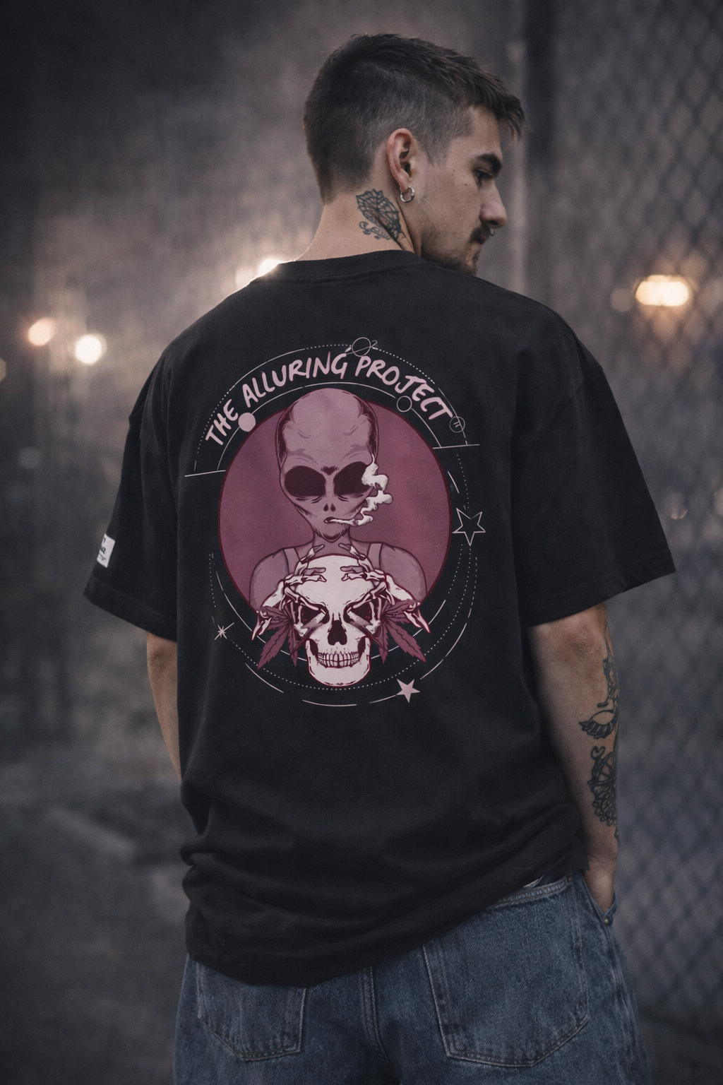 Oversized faded t-shirt - IDK