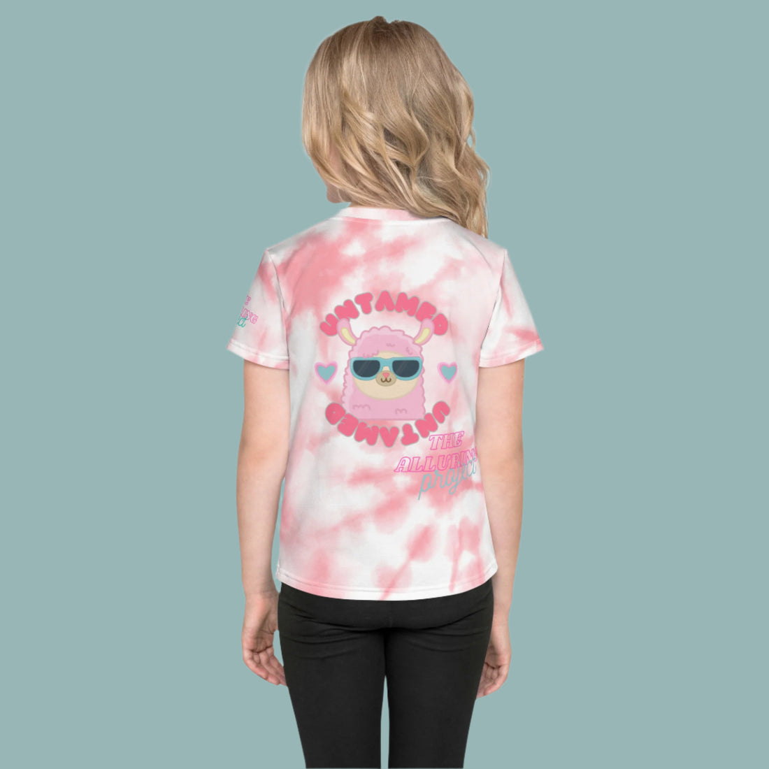 Kids crew neck t-shirt - Llama Party