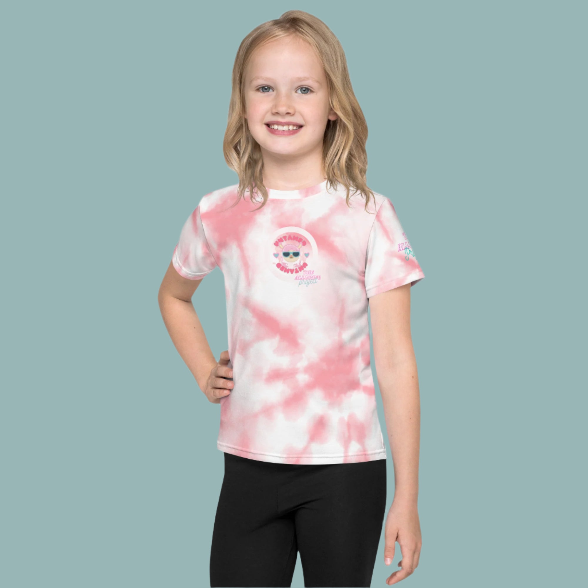 Kids crew neck t-shirt - Llama Party