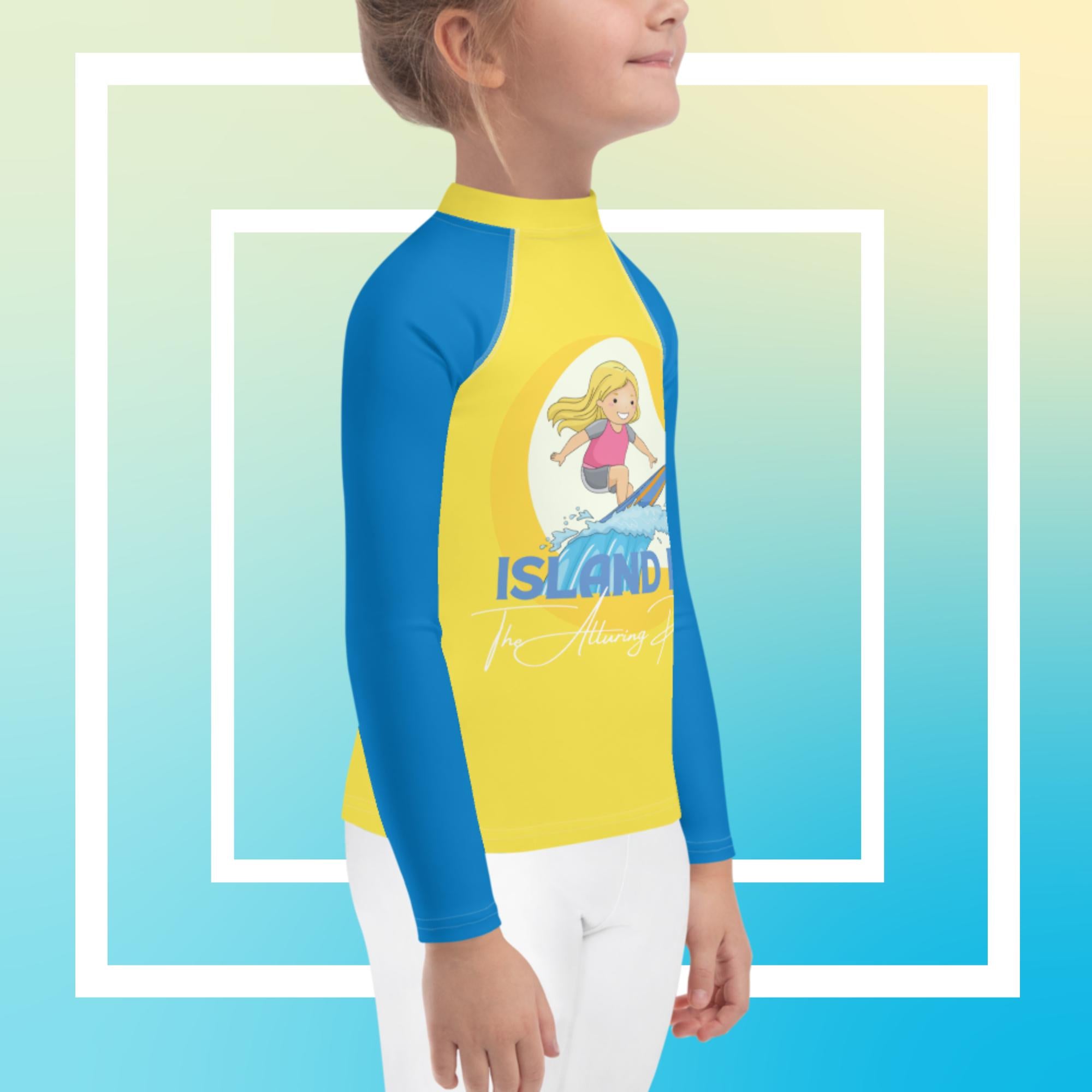 Kids Rash Guard Island Kid - The Alluring Project