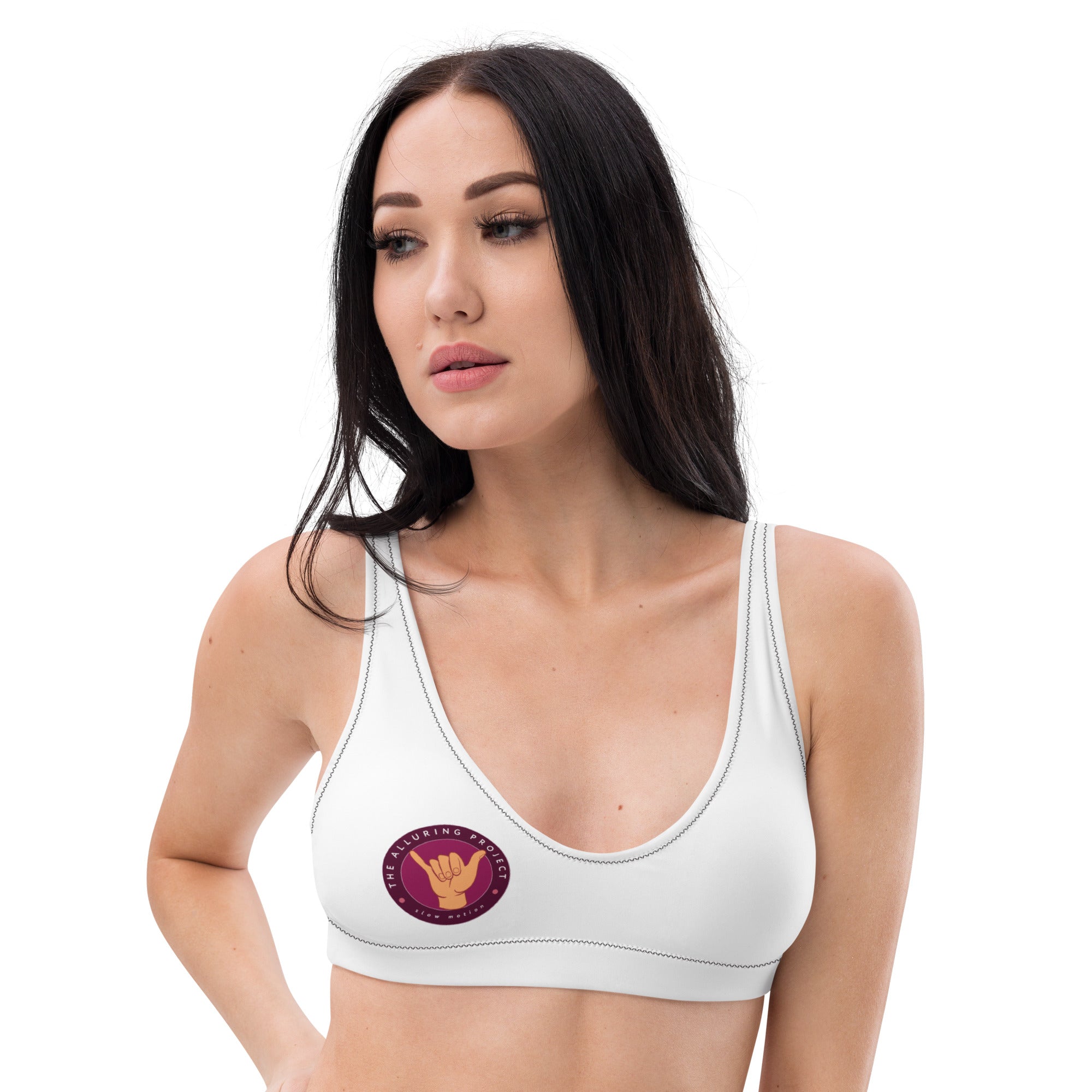 Recycled padded bikini top