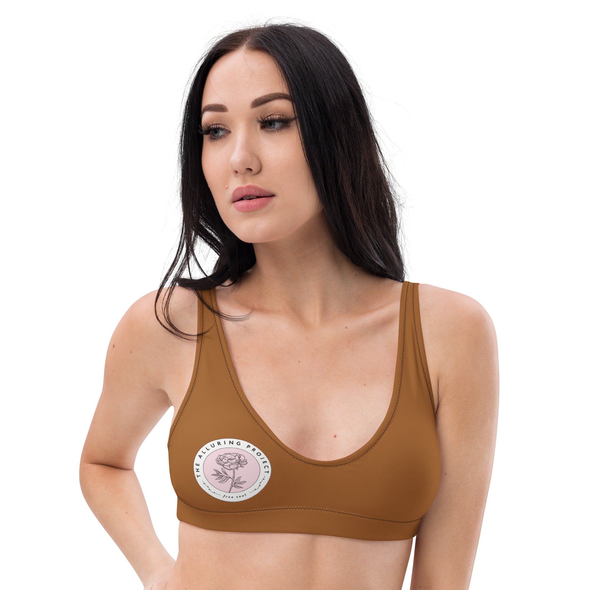 Recycled padded bikini top
