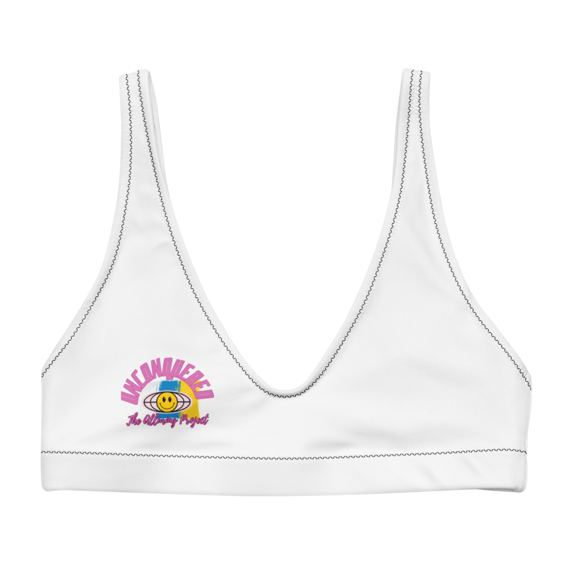 Recycled padded bikini top