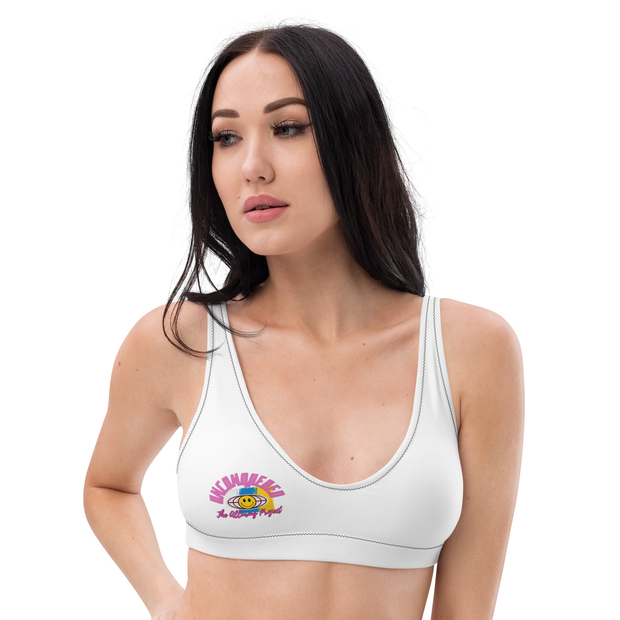 Recycled padded bikini top