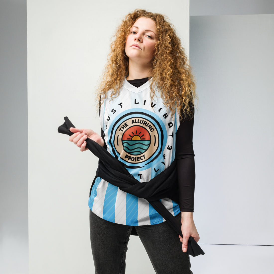 Camiseta de baloncesto unisex reciclada