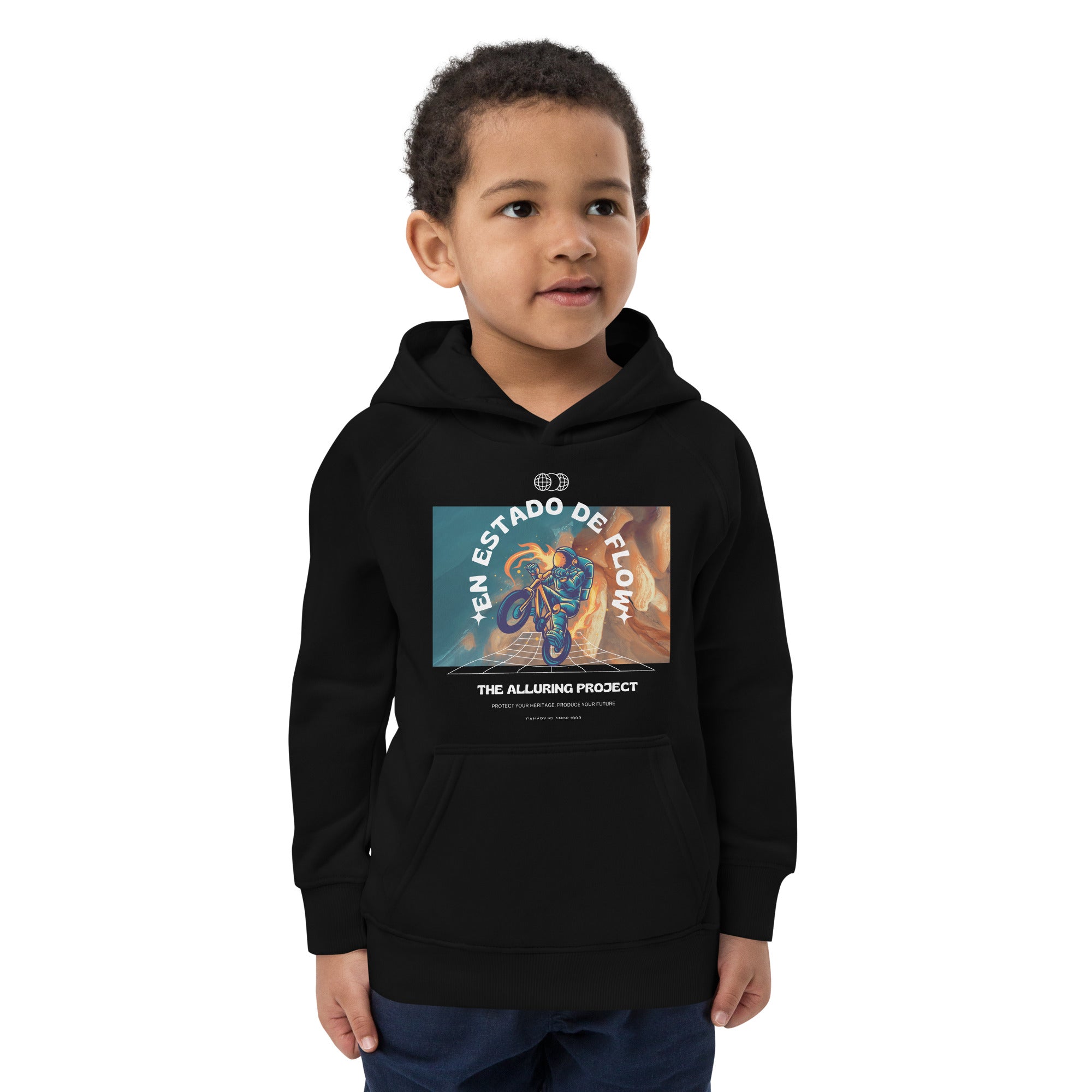 Kids eco hoodie - Bike Flow