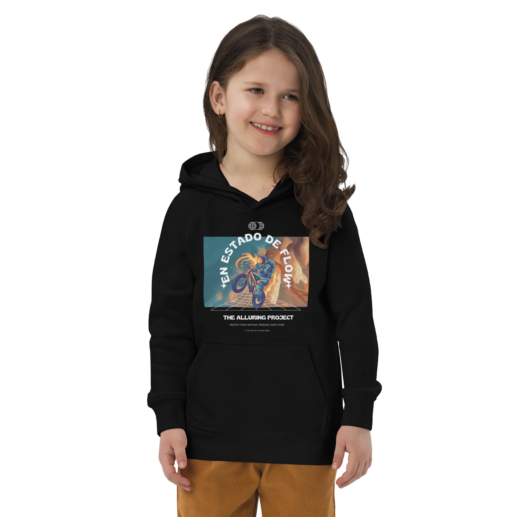 Kids eco hoodie - Bike Flow