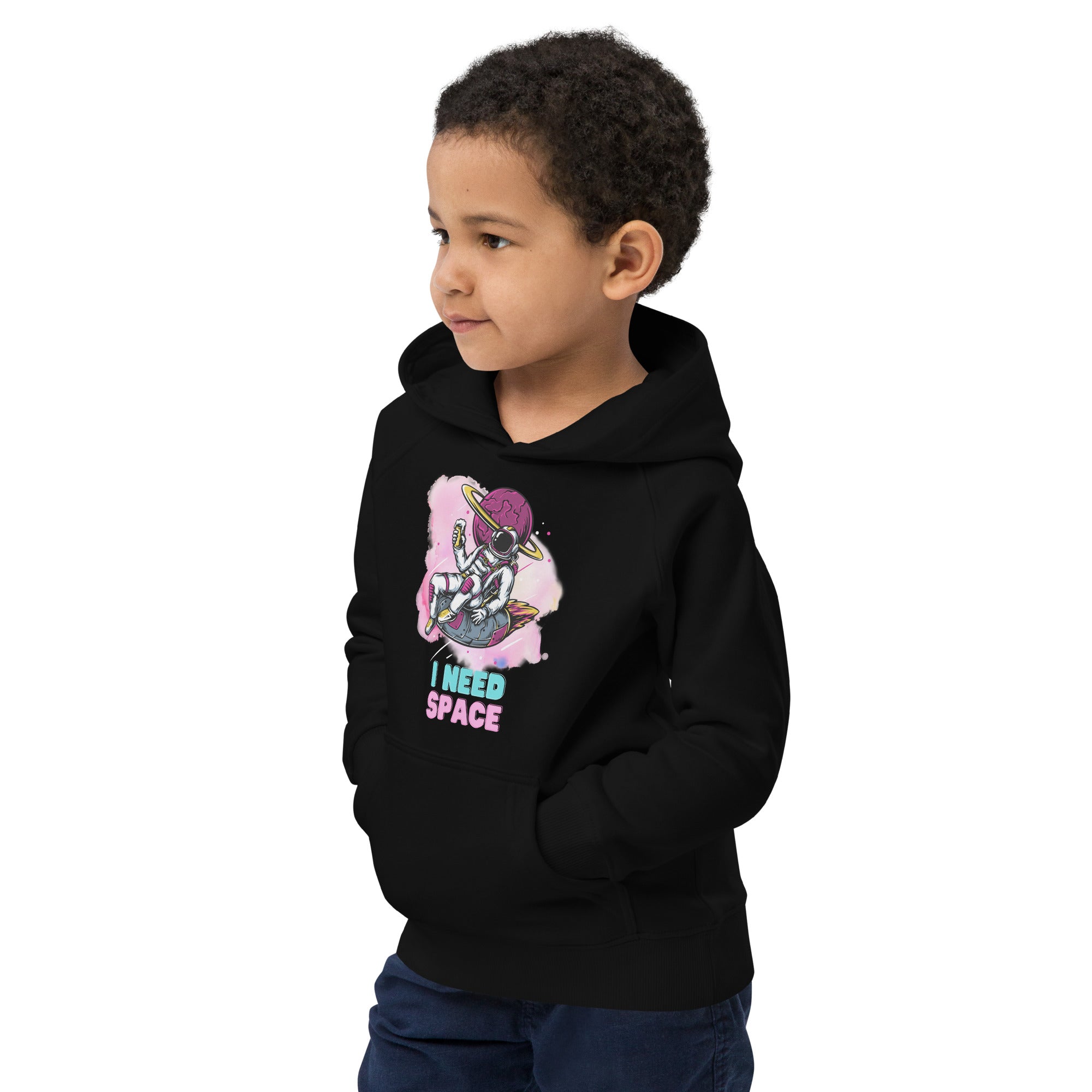 Kids eco hoodie - I Need Space