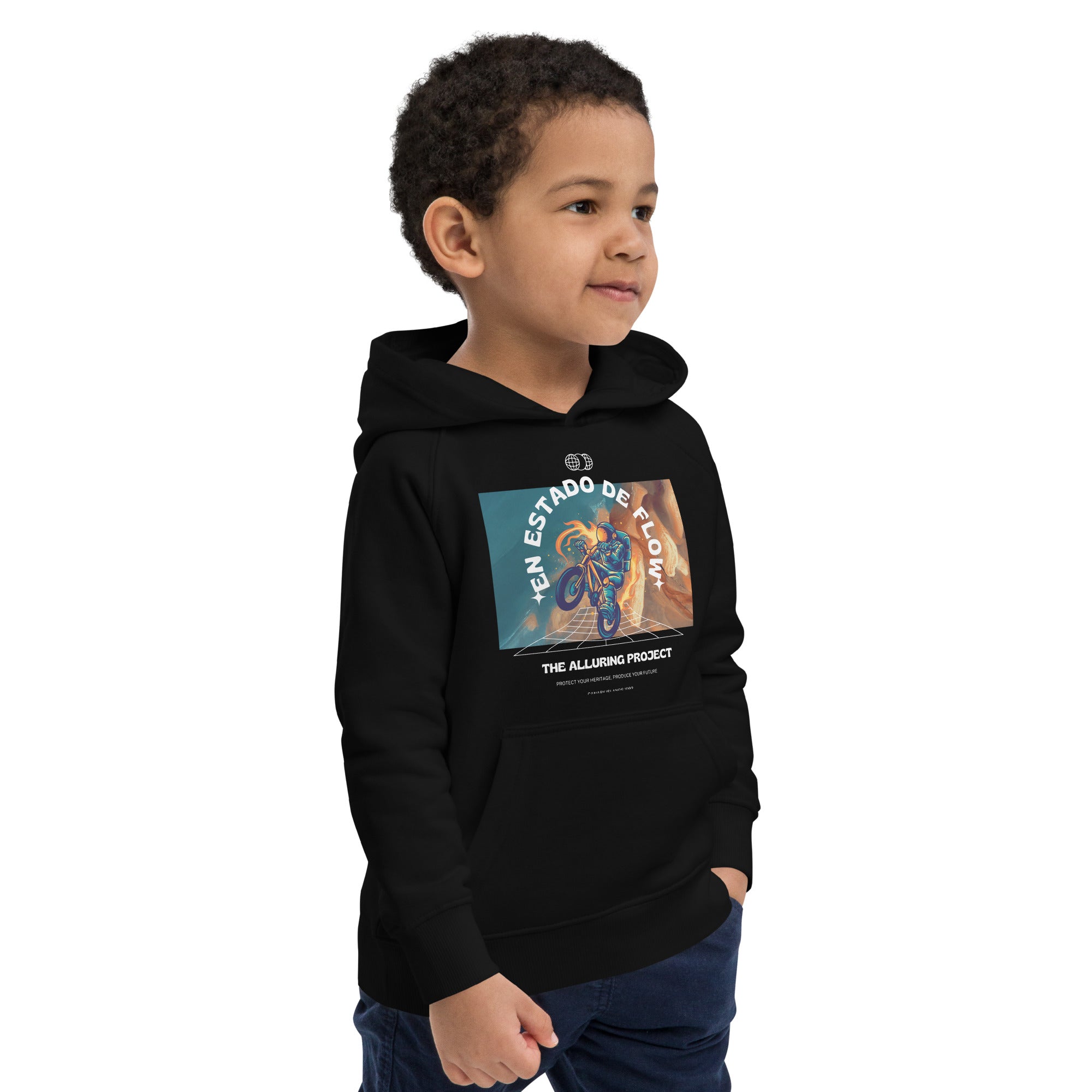 Kids eco hoodie - Bike Flow