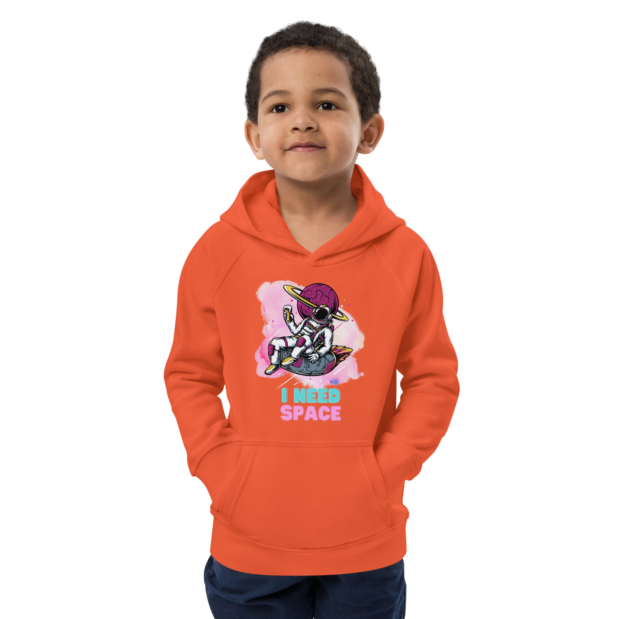 Kids eco hoodie - I Need Space