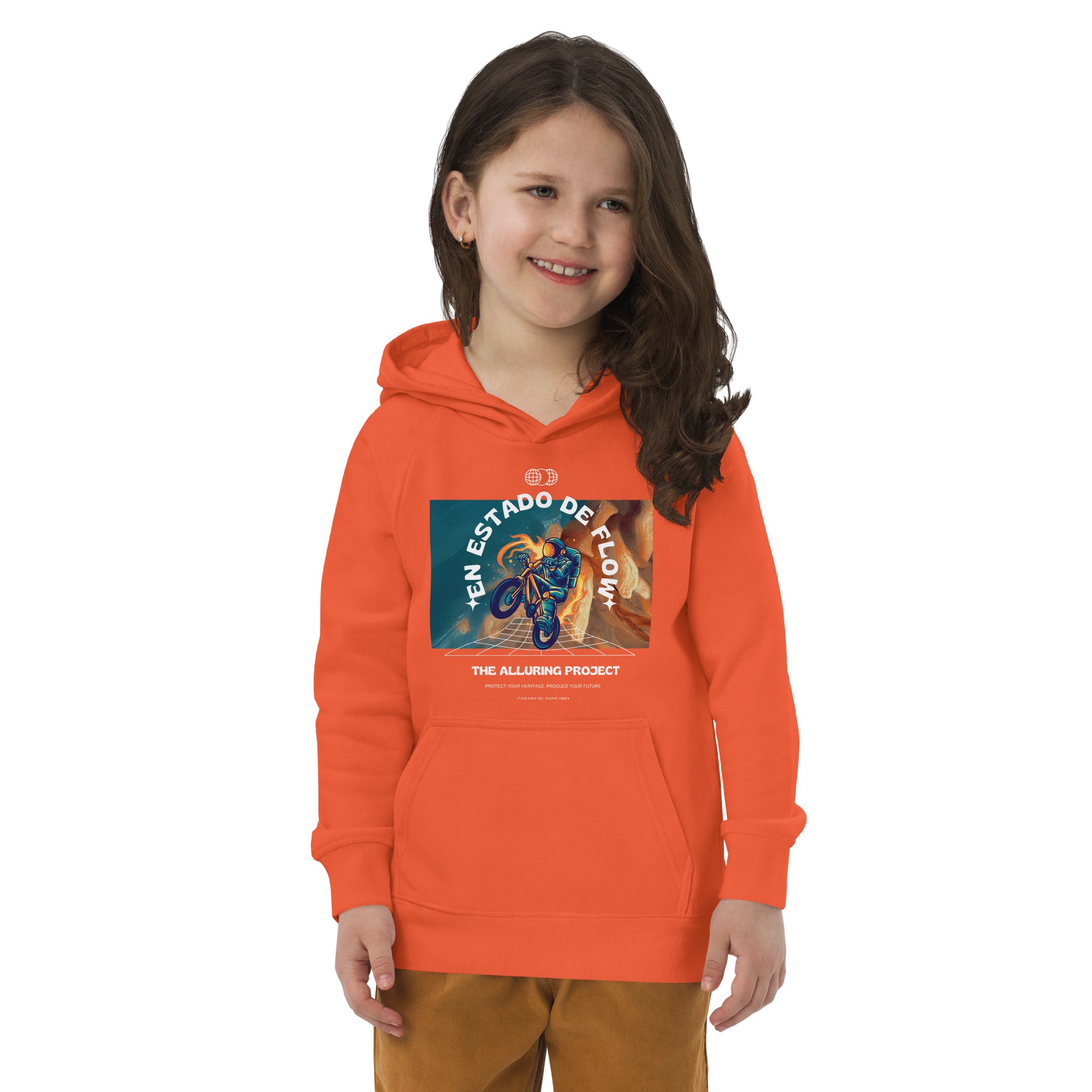 Kids eco hoodie - Bike Flow