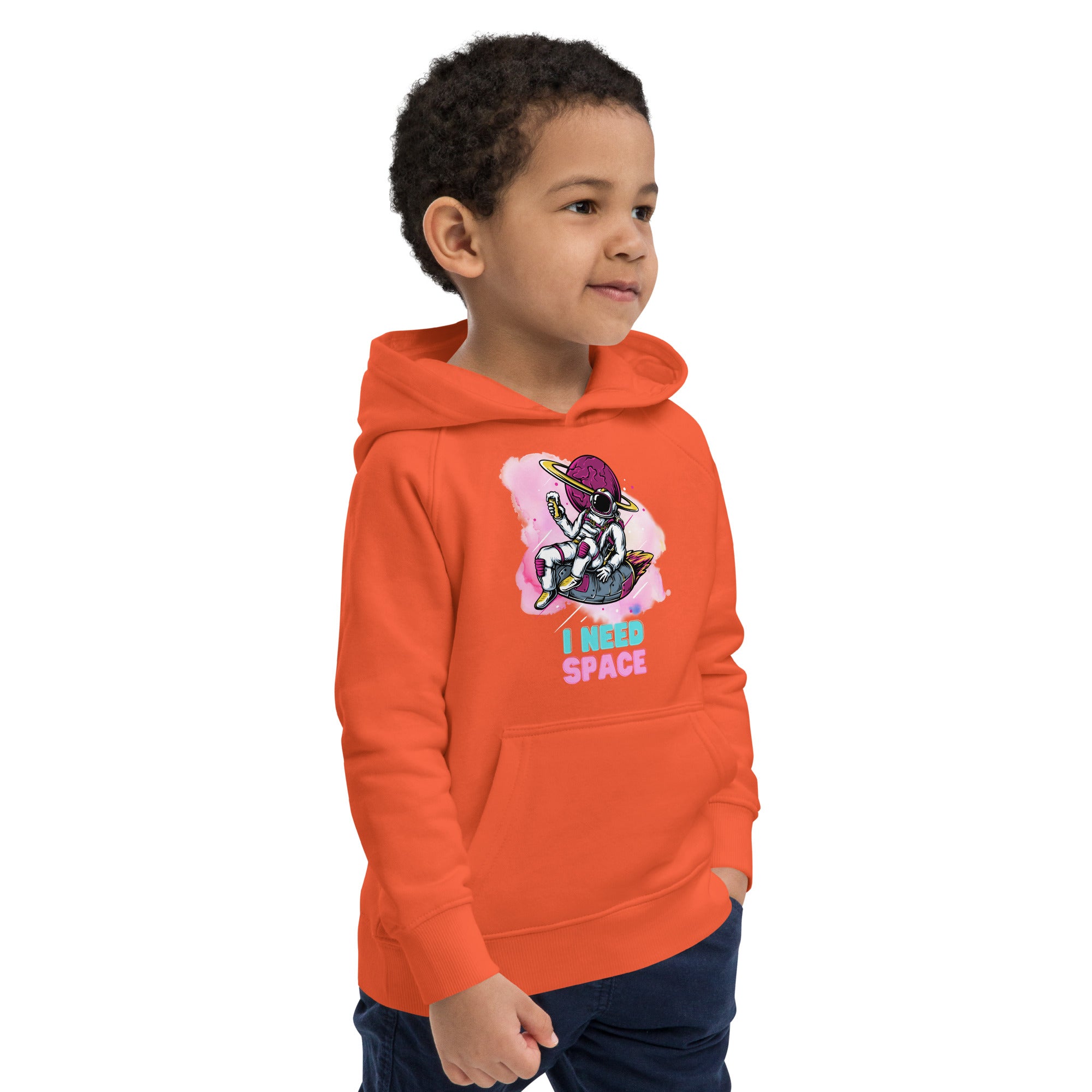 Kids eco hoodie - I Need Space