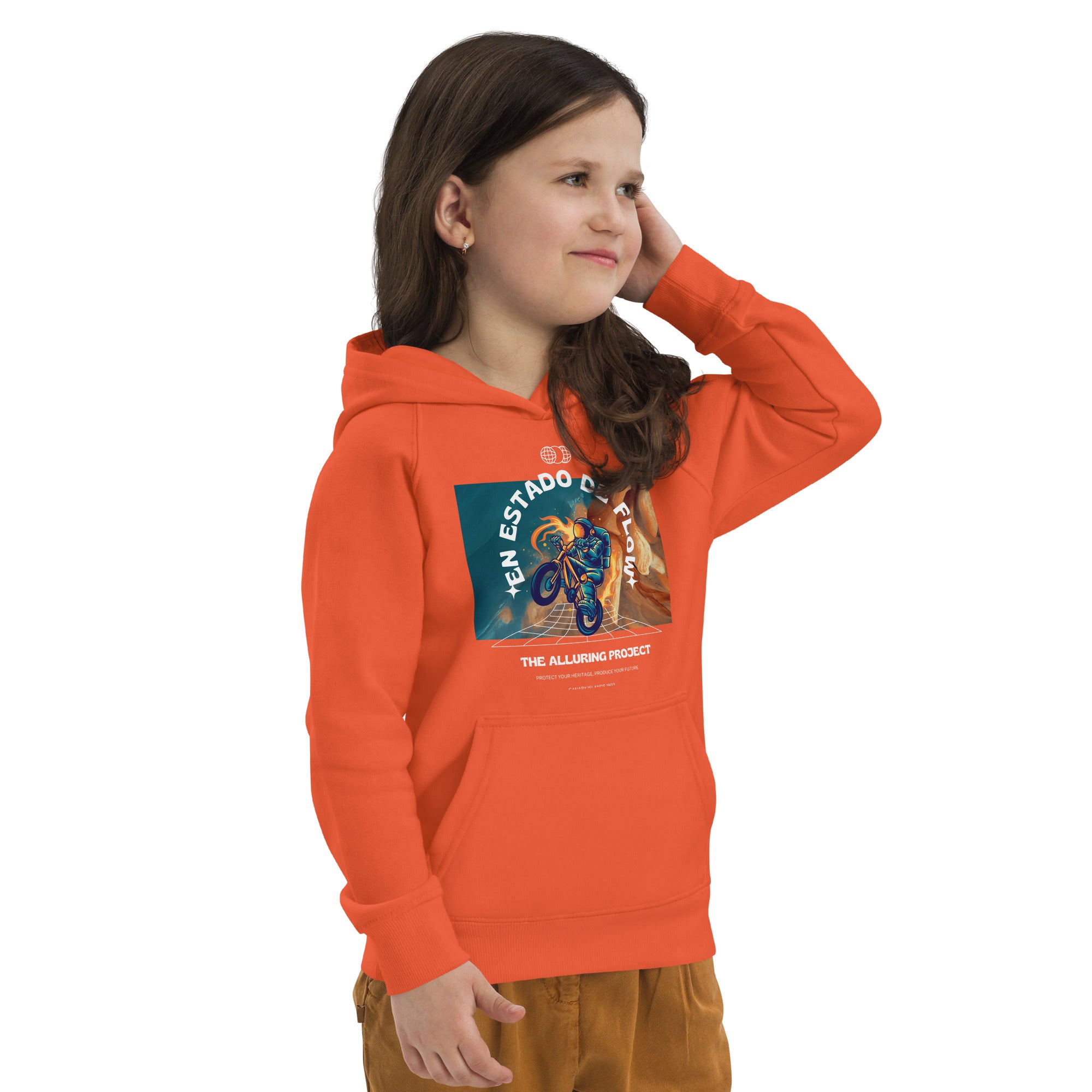 Kids eco hoodie - Bike Flow