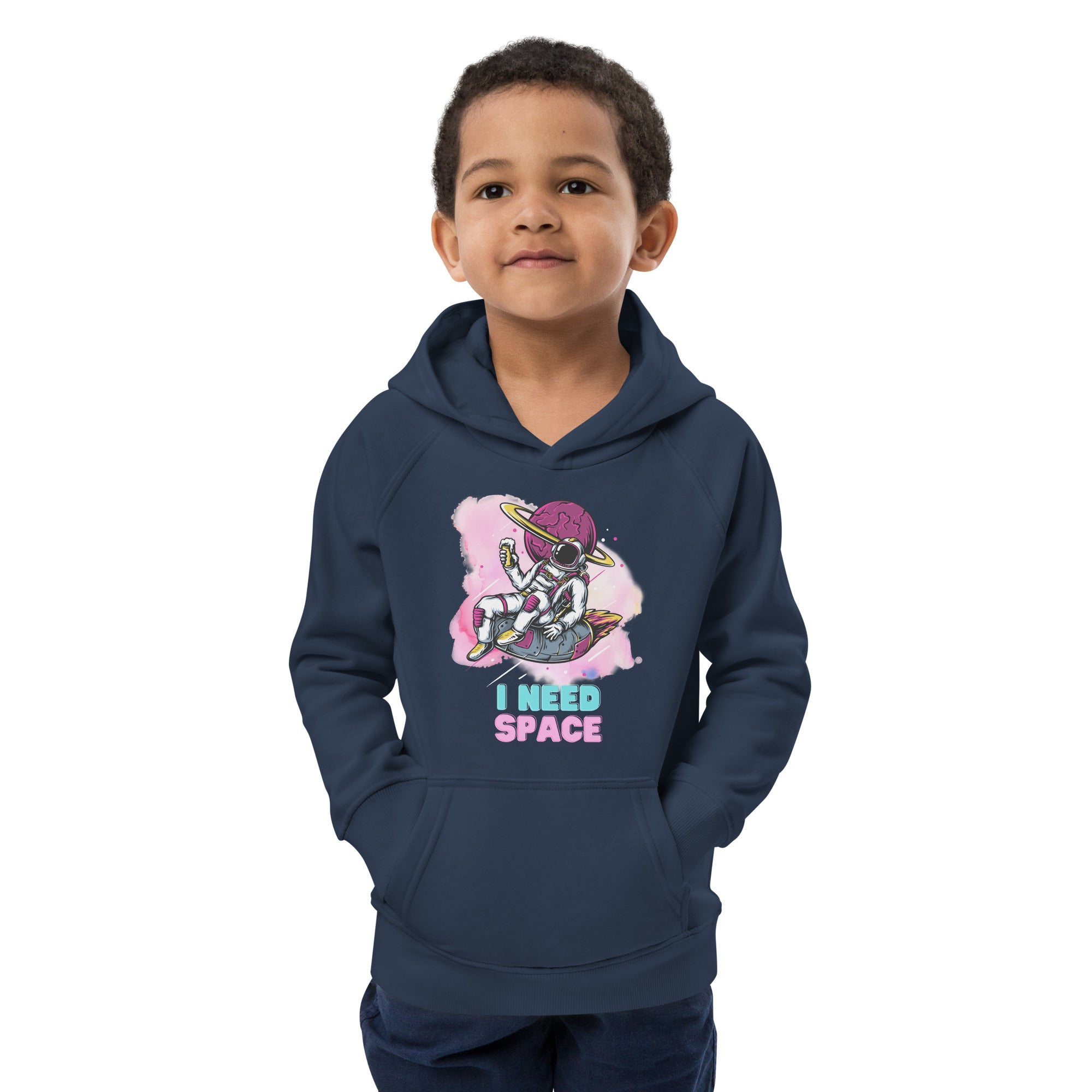 Kids eco hoodie - I Need Space
