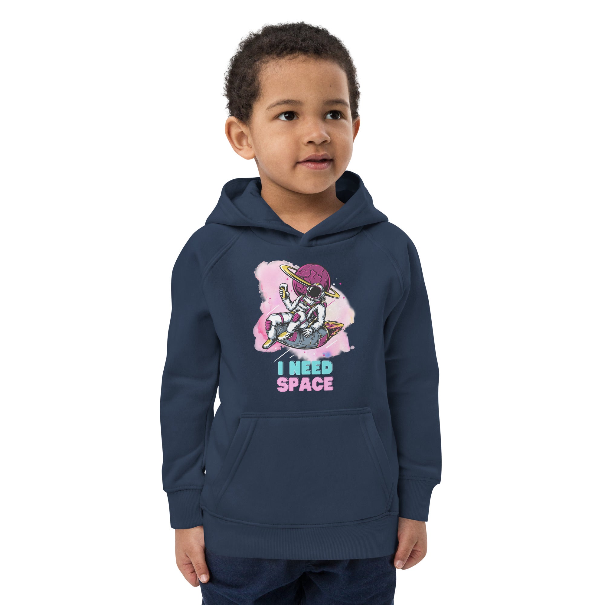 Kids eco hoodie - I Need Space