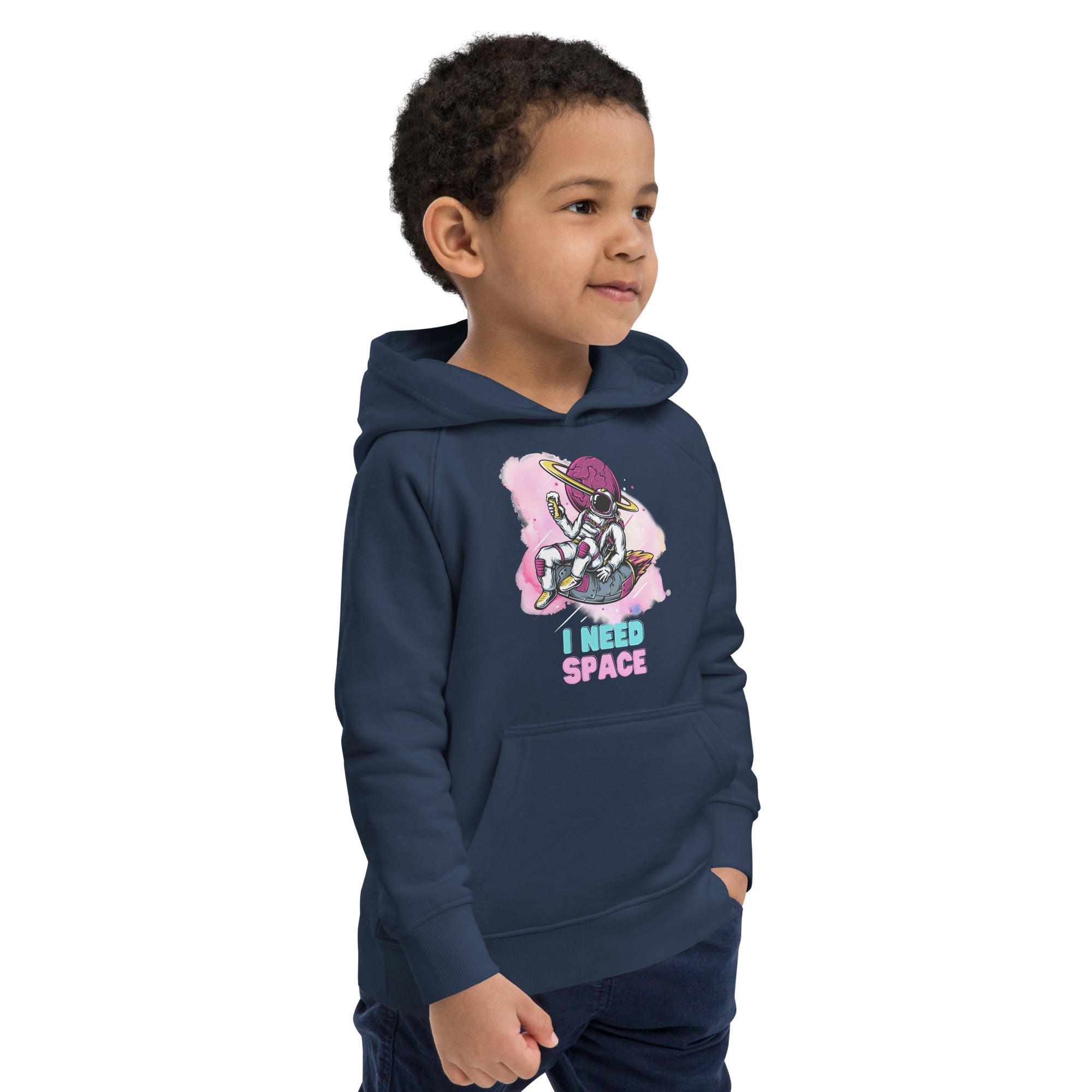 Kids eco hoodie - I Need Space
