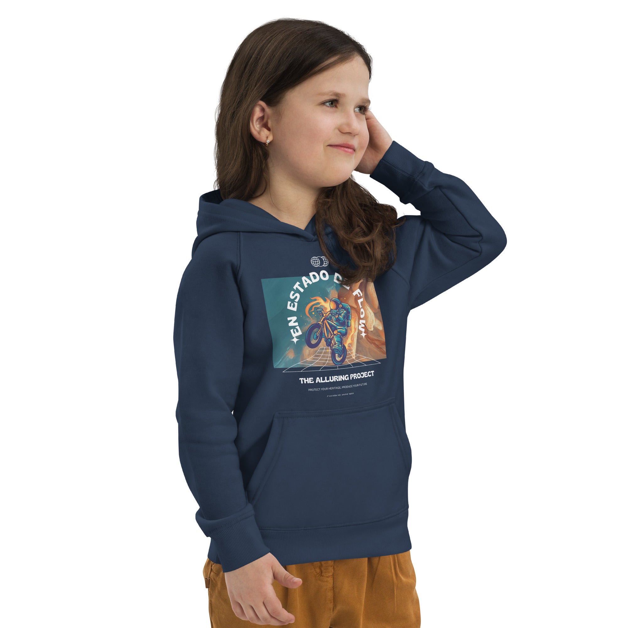 Kids eco hoodie - Bike Flow