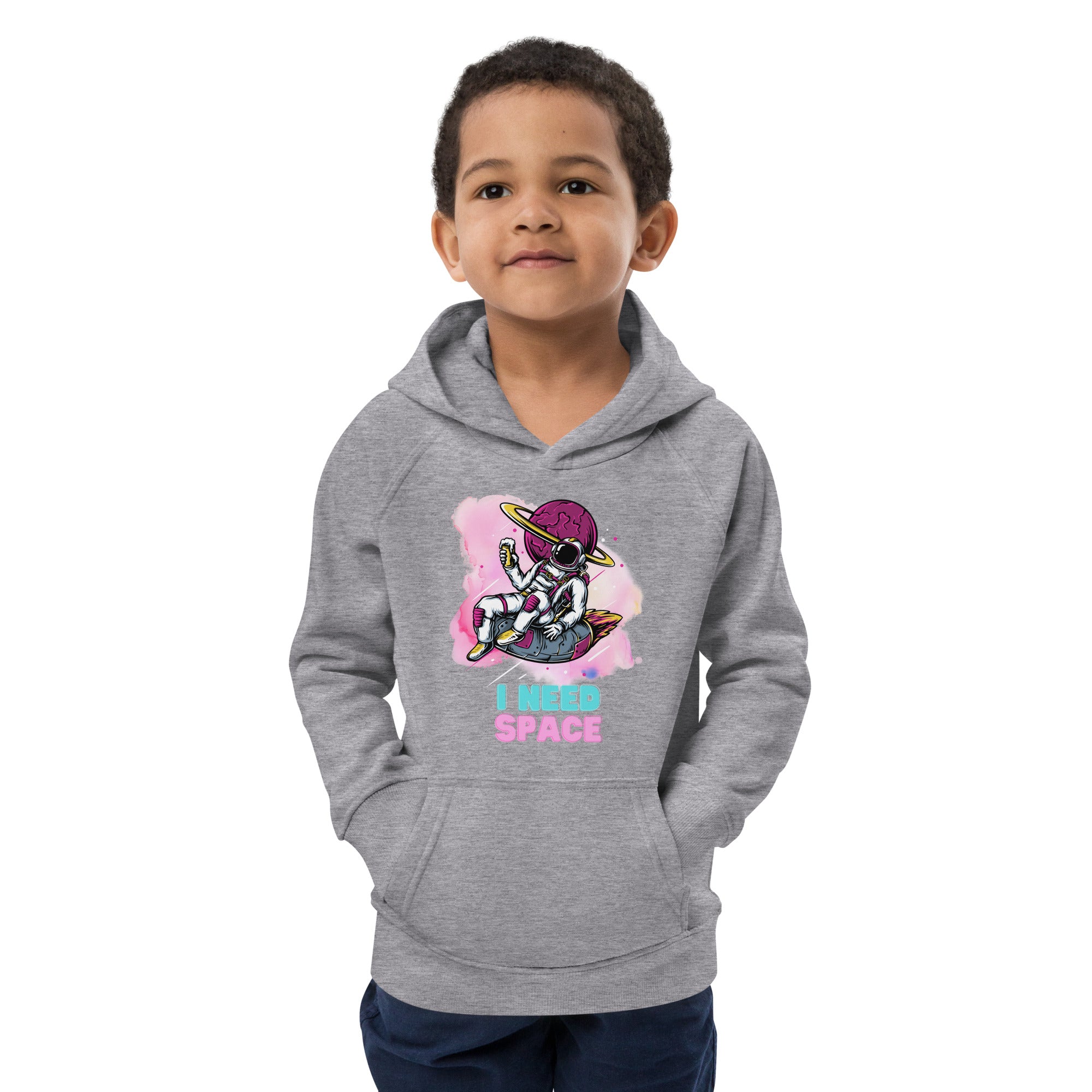 Kids eco hoodie - I Need Space