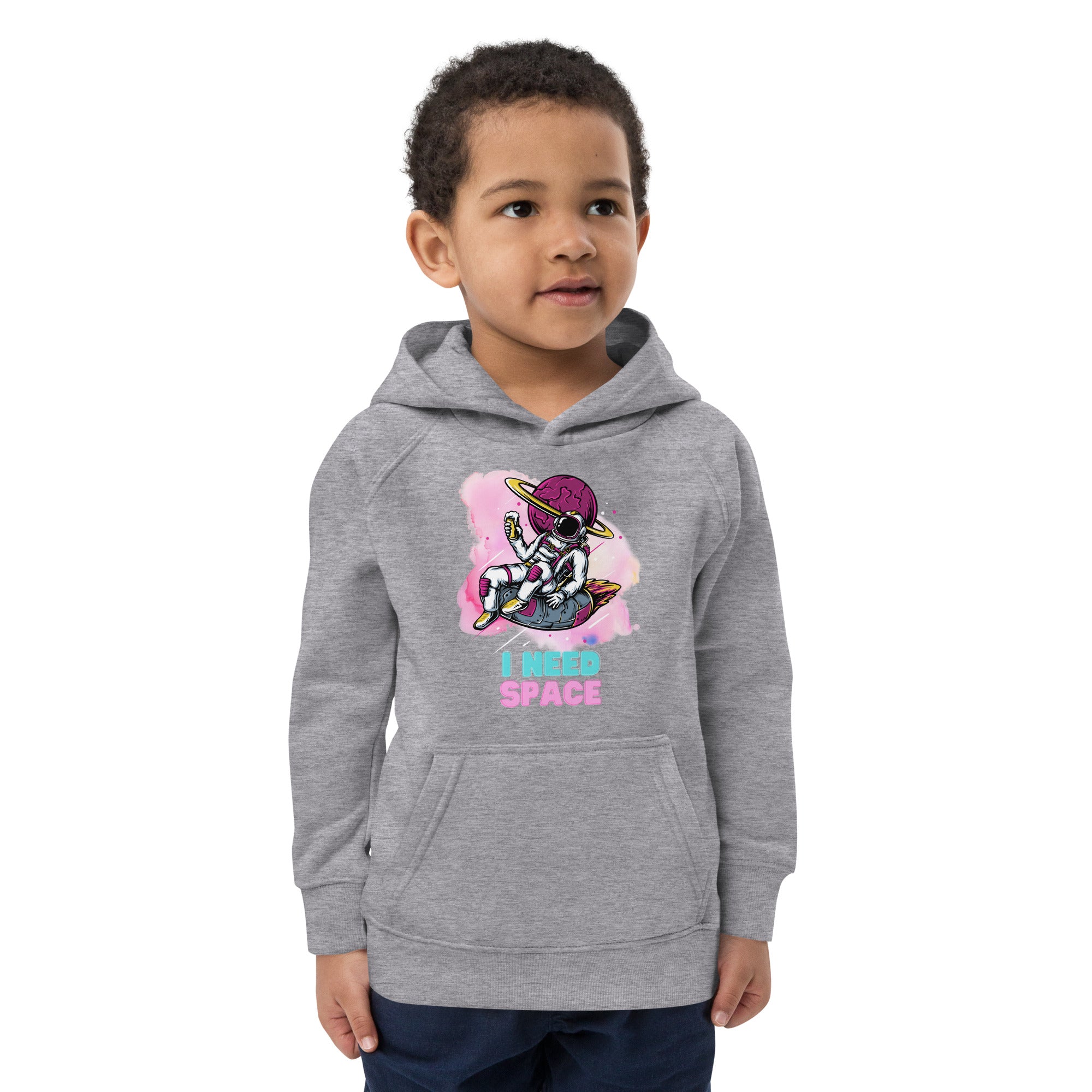 Kids eco hoodie - I Need Space