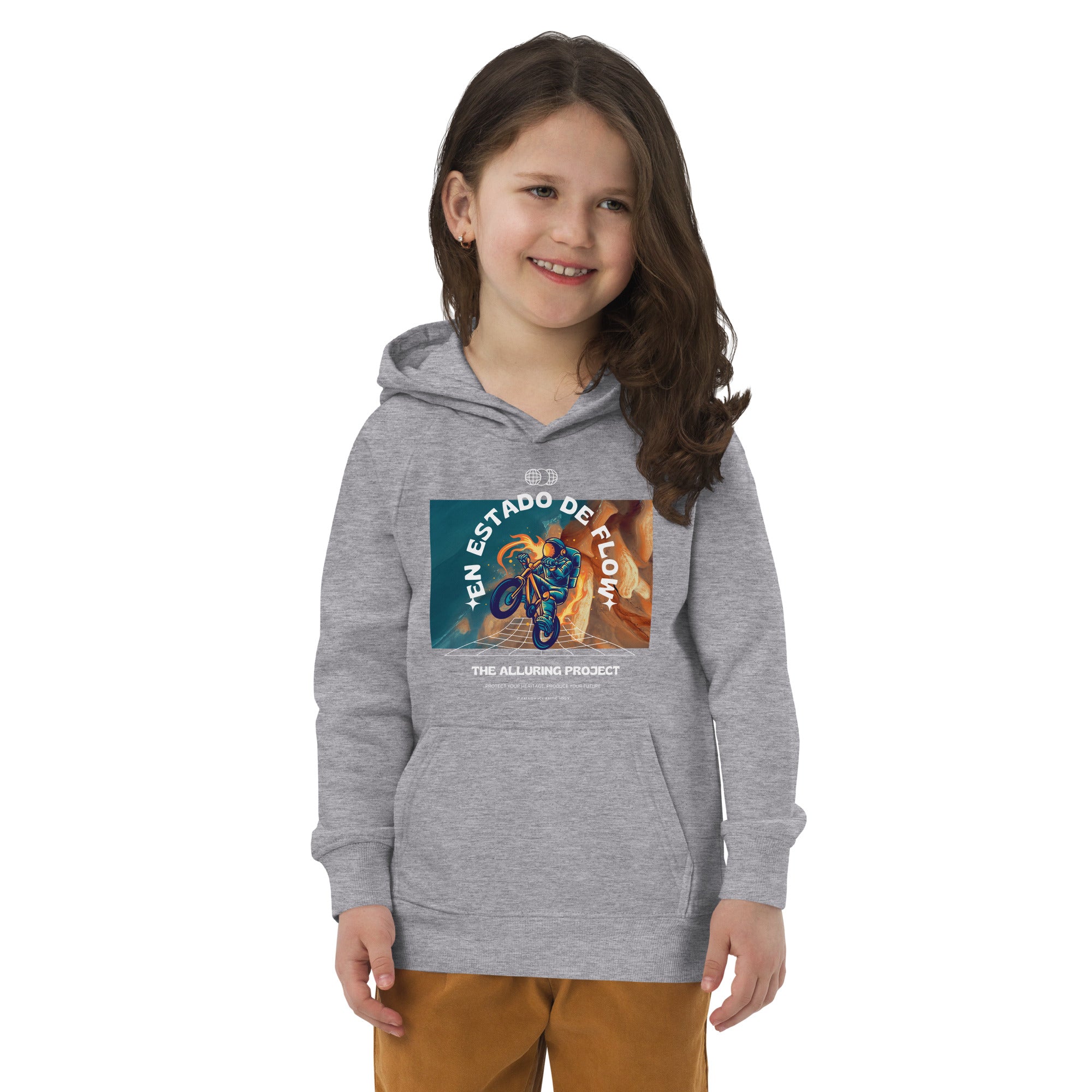 Kids eco hoodie - Bike Flow