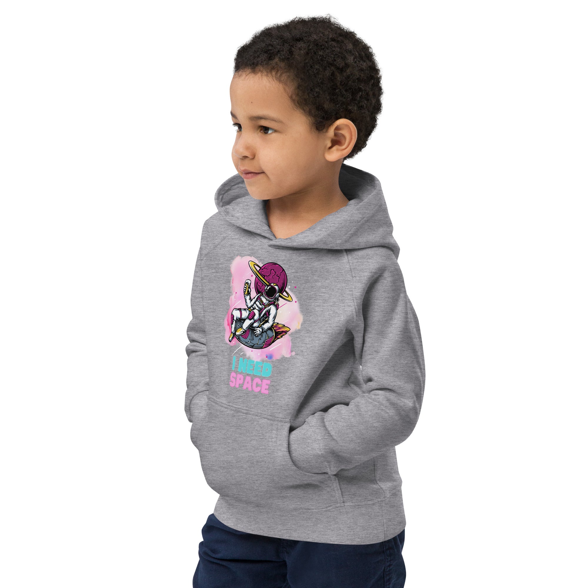 Kids eco hoodie - I Need Space
