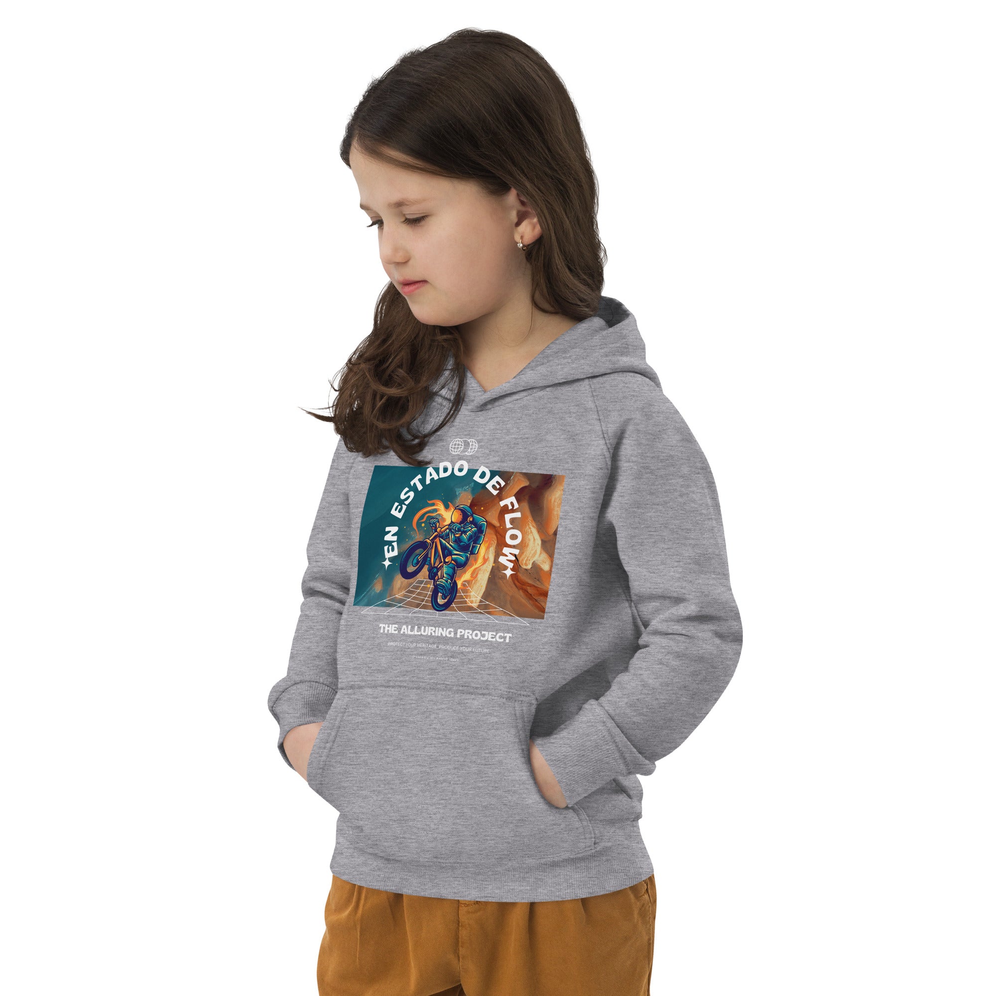 Kids eco hoodie - Bike Flow
