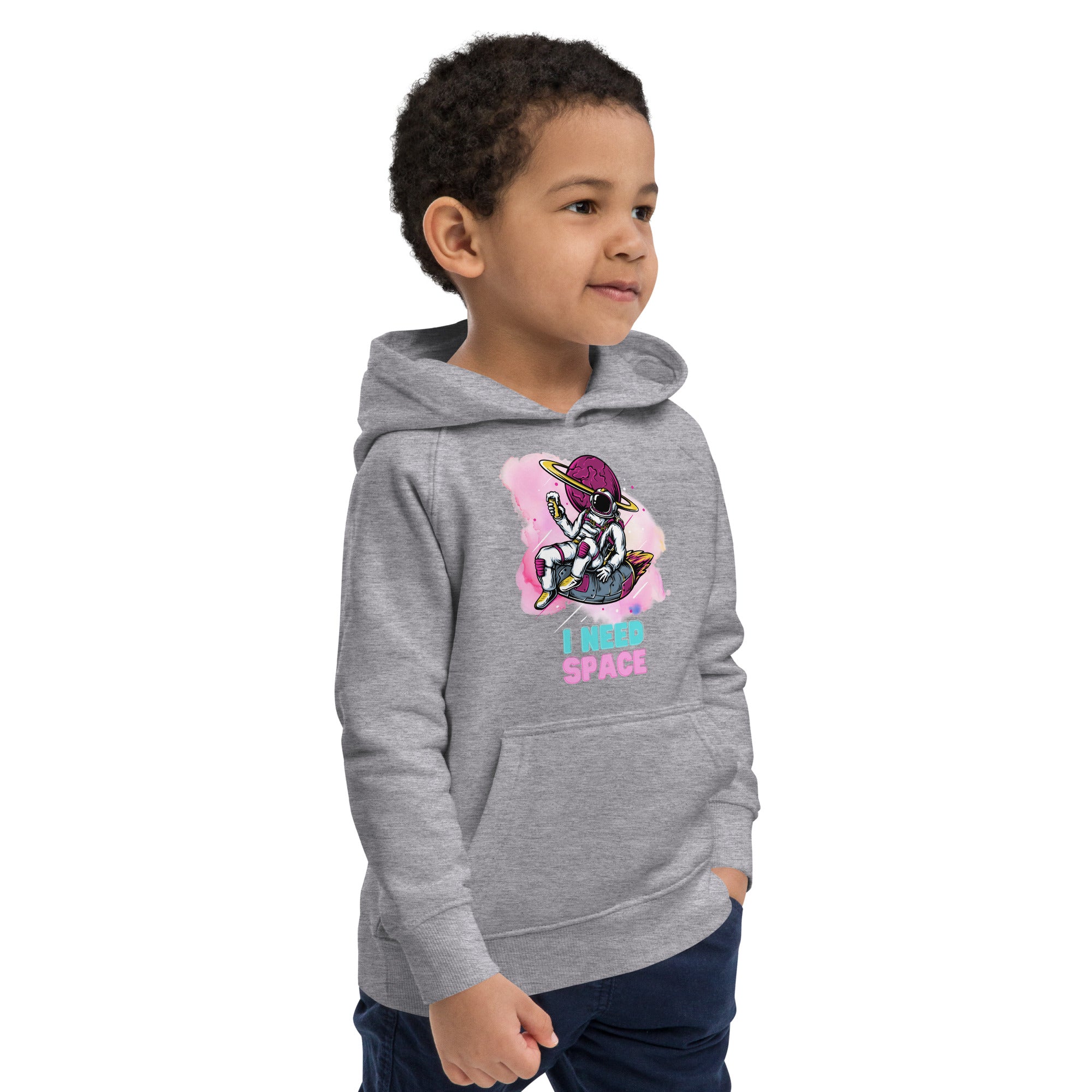 Kids eco hoodie - I Need Space