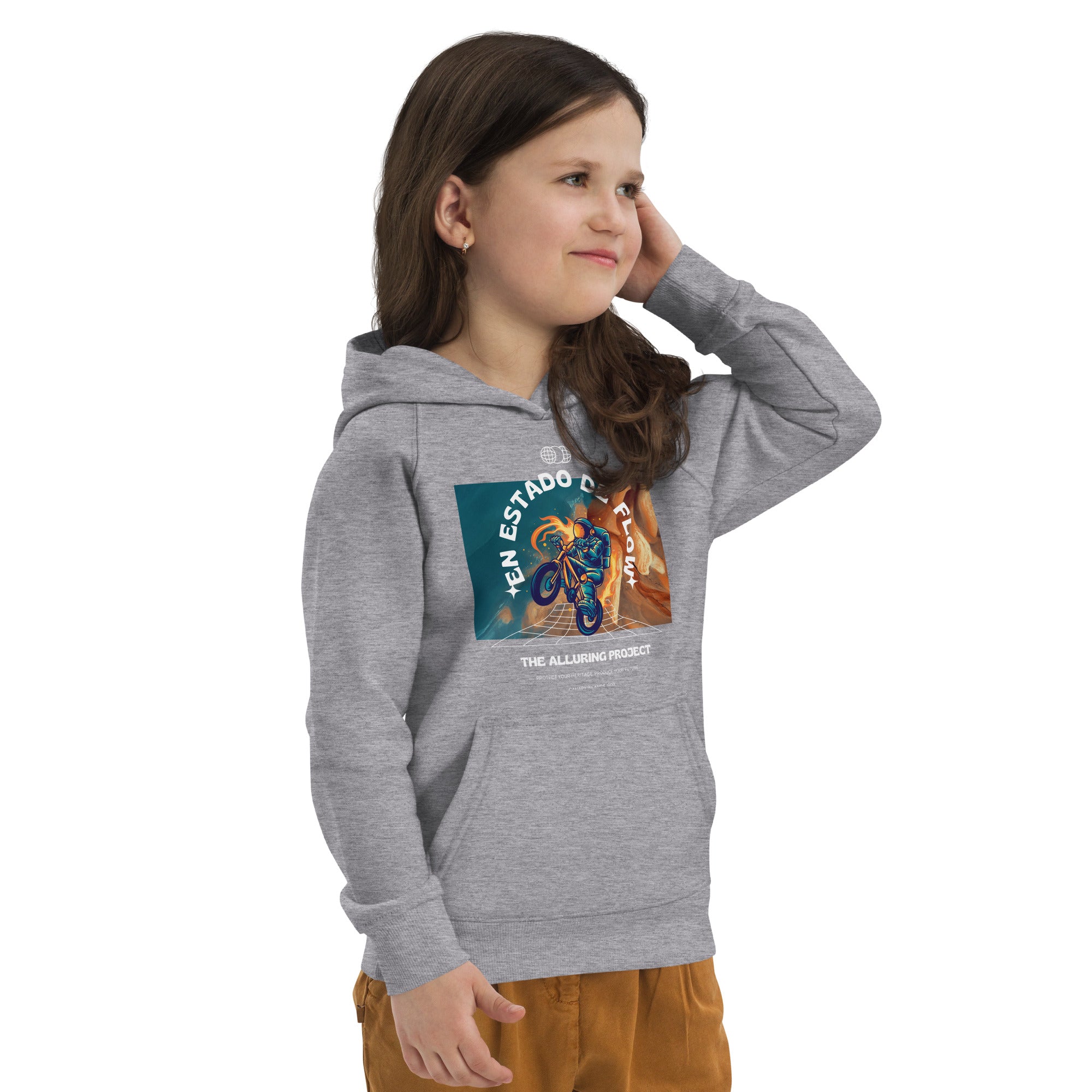 Kids eco hoodie - Bike Flow