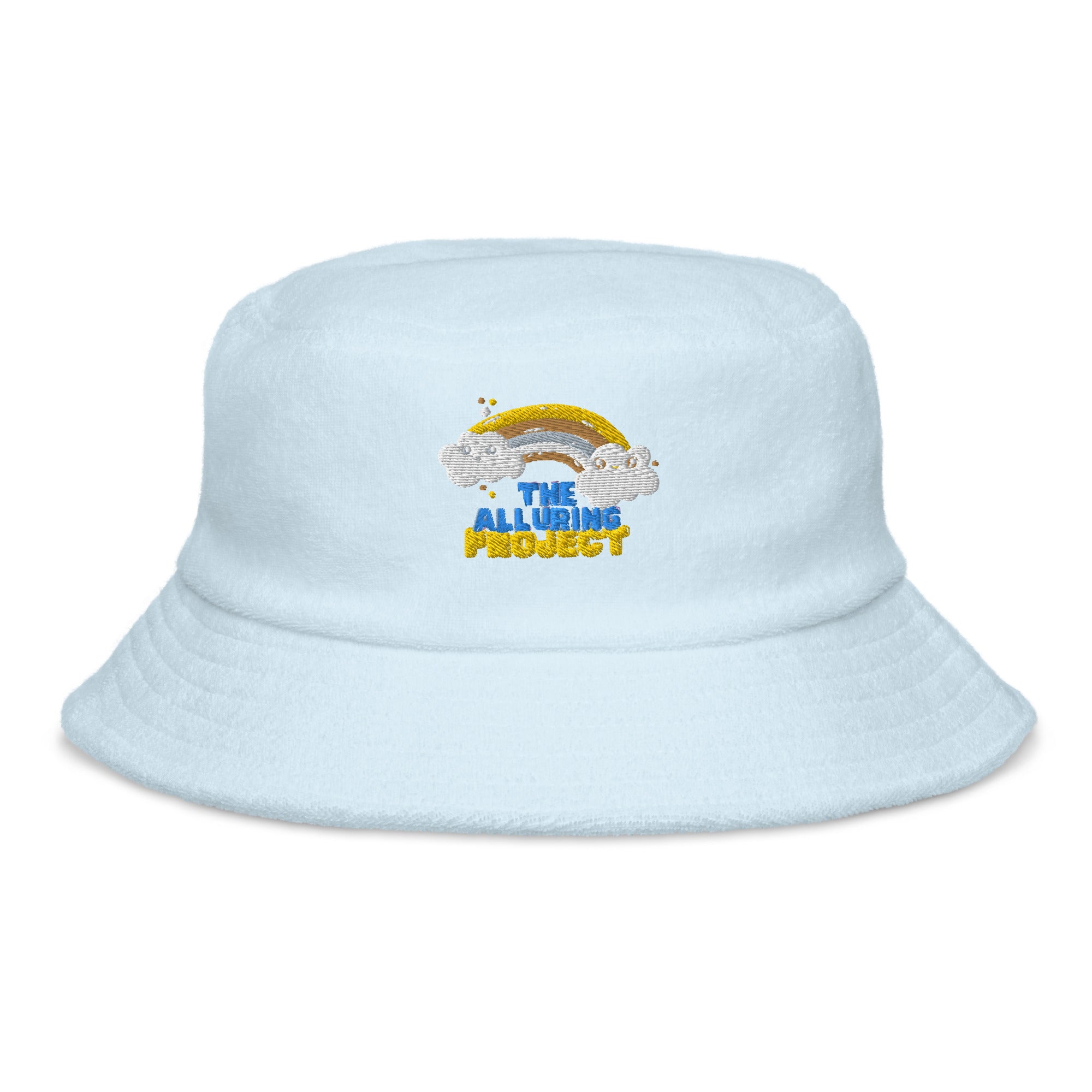 Unstructured terry cloth bucket hat