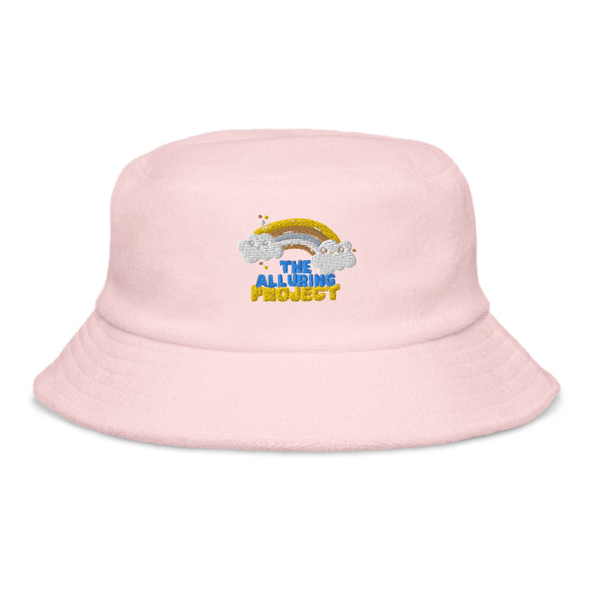 Unstructured terry cloth bucket hat