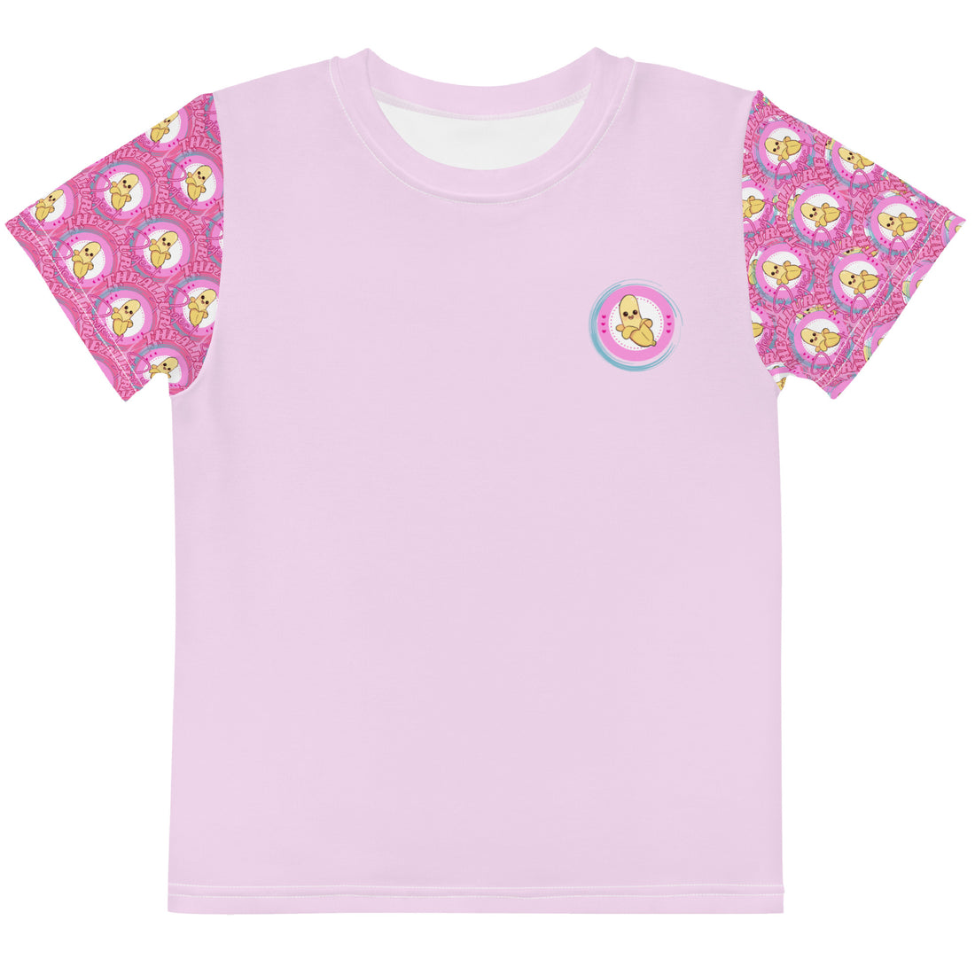 Camiseta de cuello redondo para niños.