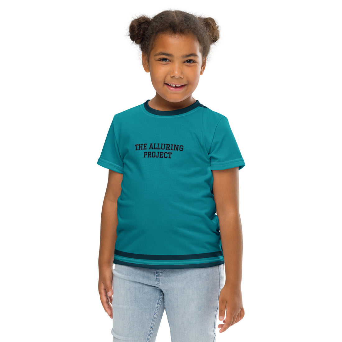 Camiseta de cuello redondo para niños.