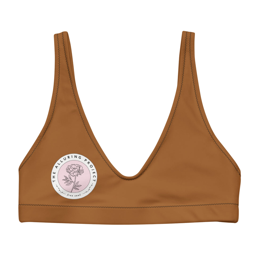 Recycled padded bikini top