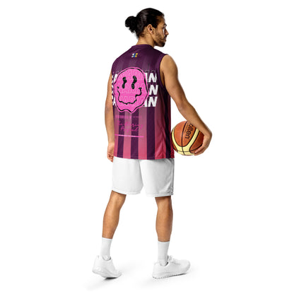 Recycled unisex basketball jersey