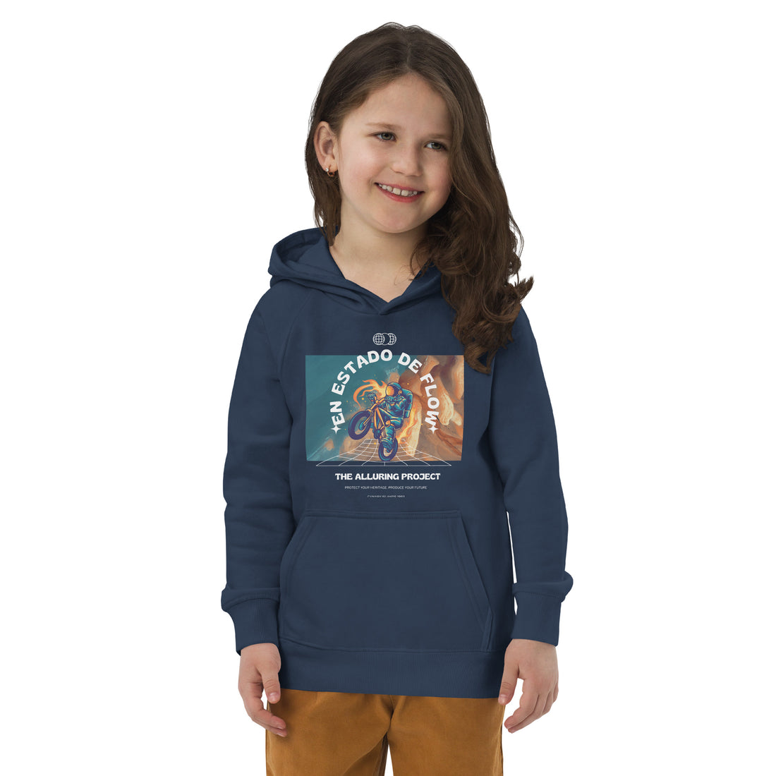 Kids eco hoodie - Bike Flow