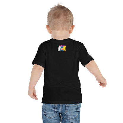 Camiseta de manga corta para niños pequeños - Arcoíris