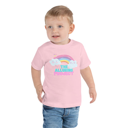 Camiseta de manga corta para niños pequeños - Arcoíris